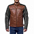 Moteq мотокуртка кожаная Bravo 7 Коричневый/Черный в Москве