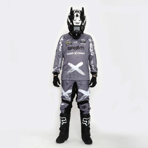 Grom Штаны кроссовые X Gray в Москве